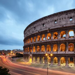 Foto auf Leinwand Kolosseum in Rom - Italien © fazon