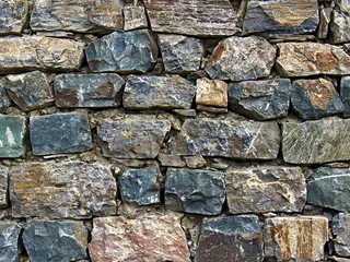 wall of rough stones