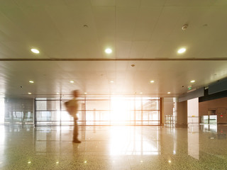 passenger in the shanghai pudong airport