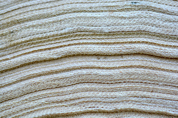 extruded material, close up