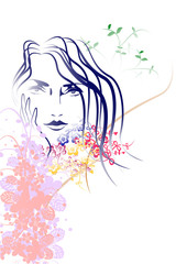 フェイス　女性