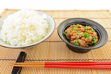 おいしそうな納豆とご飯