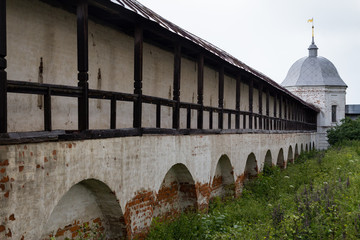 Walkway inside the monastery wall