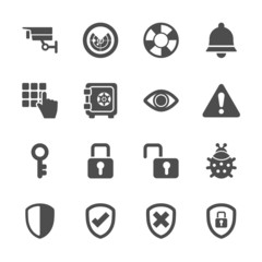 security icon set 2, vector eps10