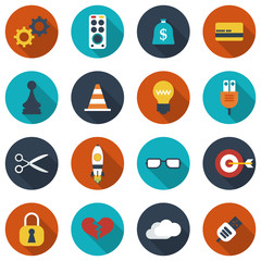Modern flat icons vector collection. Vector illustration