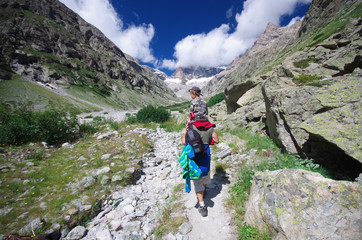 Fototapeta premium randonnée en montagne