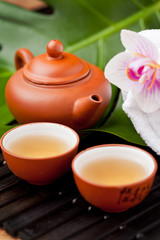 Spa concept with green tea