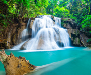 Natural waterfall at Huay Mae Khamin