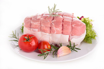 fresh roast of veal