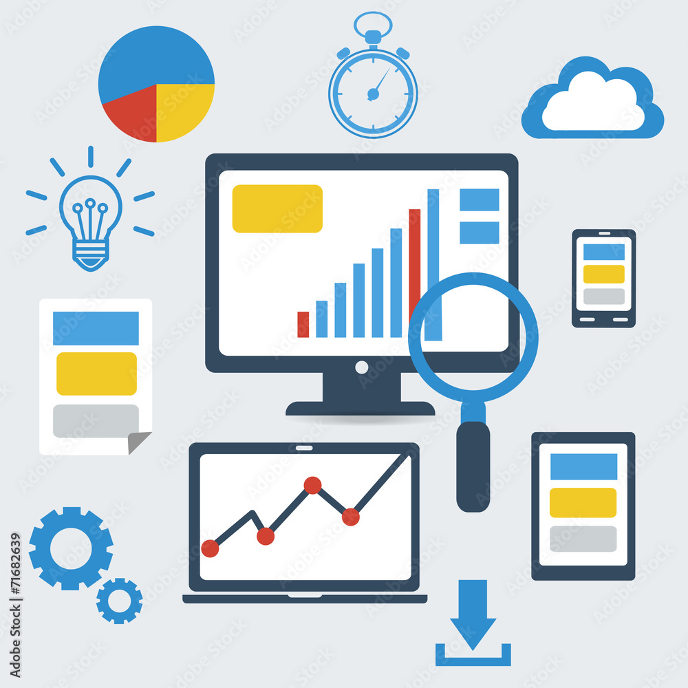 Aufkleber responsive pc. seo optimization,web analytics.