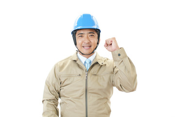 仕事に励む労働者