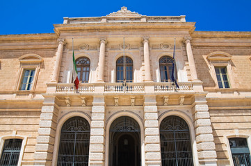 Obraz premium Town Hall Building. Fasano. Puglia. Italy.