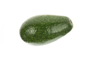 fresh avocado isolated on white