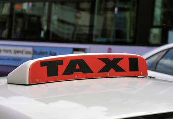 Taxi sign