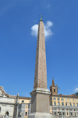 Fototapeta na wymiar Obelisco del popolo