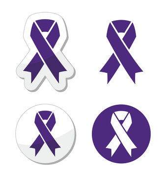 Indigo Ribbon - Bullying, Stalking Awareness Symbol