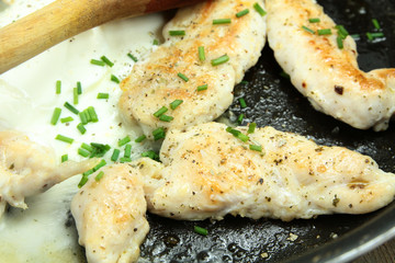 aiguillettes de poulet 