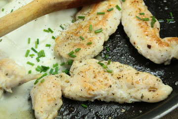 aiguillettes de poulet 