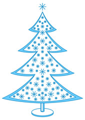 Christmas tree, pictogram