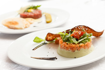 salmon tartar