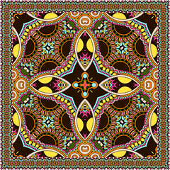 Traditional ornamental floral paisley bandanna. You can use this