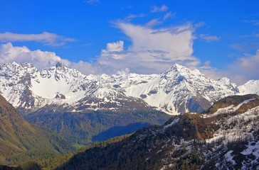 Fototapeta na wymiar Berninagruppe - Bernina Range 02