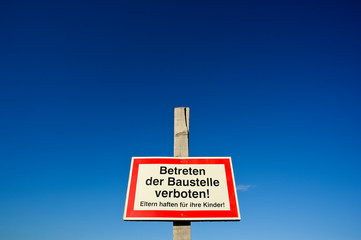 Betreten verboten