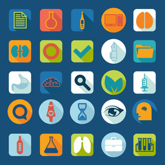 Set of medical icons