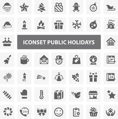 Website Iconset - Public Holidays 44 Basic Icons