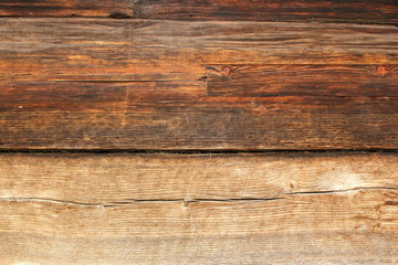 spruce and oak old planks
