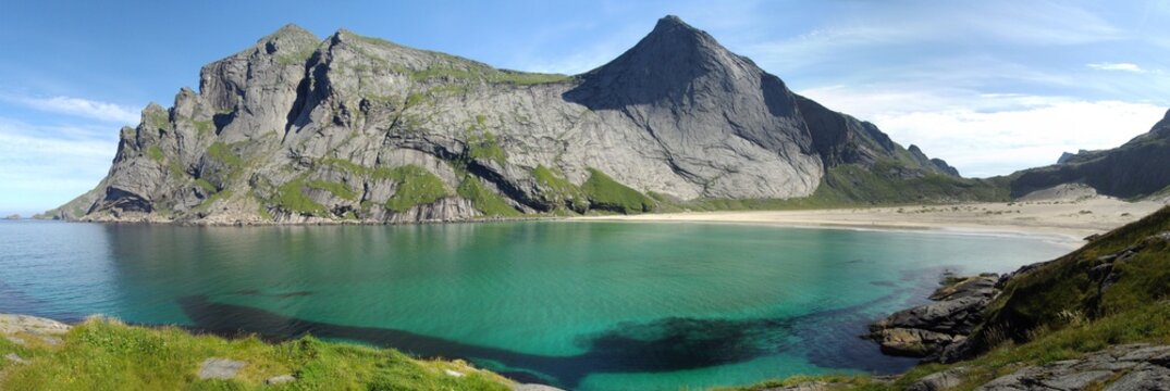 Plage de Bunes (Norv&egrave;ge)