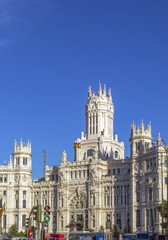 Fototapeta na wymiar Cybele Palace, Madrid