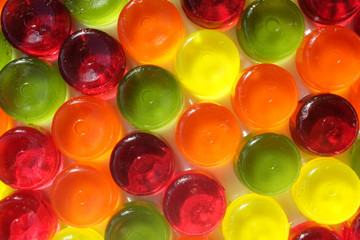 Multi-coloured hardy candy background