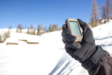 Gps in montagna in inverno