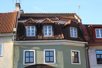 Building in the Old Town in Vilnius