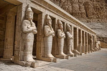 Stof per meter Hatshepsut bij Luxor in Egypte © Pakhnyushchyy