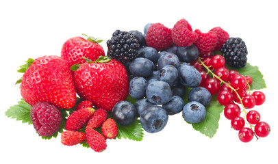 pile  of fresh berries
