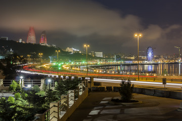 Fototapeta na wymiar Panorama Baku