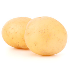 new potato tuber isolated on white background cutout