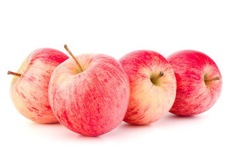 Red apple isolated on white background cutout
