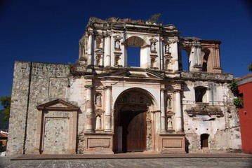 Fototapeta premium Eglise à Anitgua, Guatemala