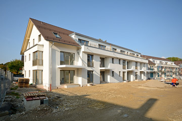 Wohnhaus - Bauarbeiten vor Fertigstellung