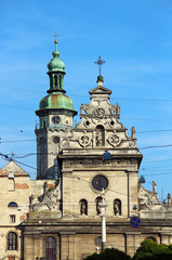 Fototapeta na wymiar Church of St. Andrew, Lviv, Ukraine