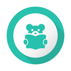  Flat Long Shadow Icon - Vector