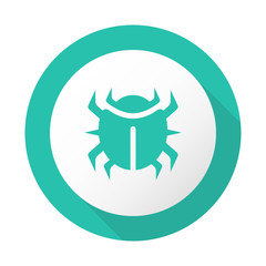 Flat Long Shadow Icon - Vector