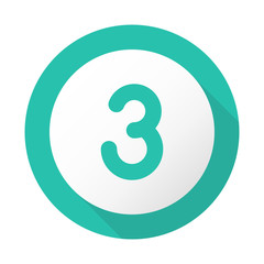 Flat Long Shadow Icon - Vector