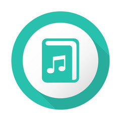 Flat Long Shadow Icon - Vector