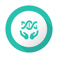 Flat Long Shadow Icon - Vector