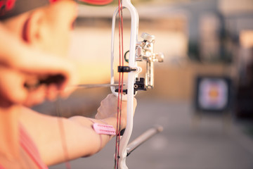 Woman with the bow