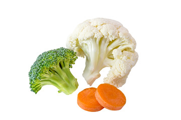 Cauliflower and carrot